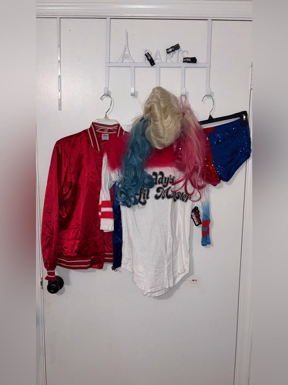 NWT Harlequin-Inspired Adult Costume Set size S